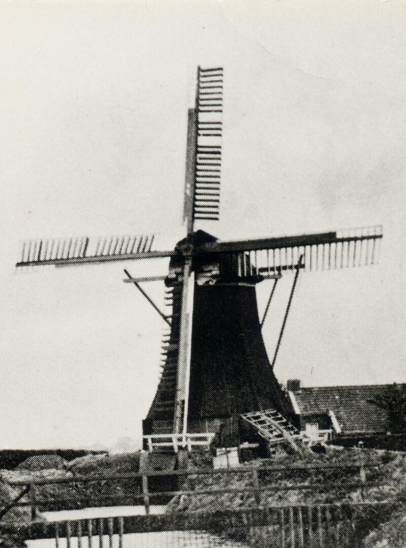 De molen van de polder Woldendorp