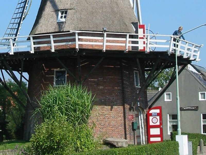 De onderkant van de molen in 2003, foto Willem Jans