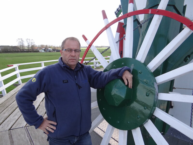 Vrijwilligers op de molen