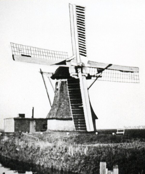 De molen van de polder Zandvoort