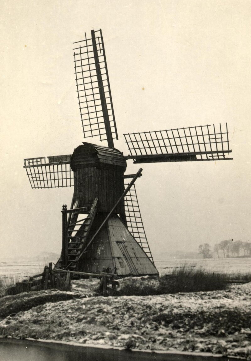 De molen van polder De Deellanden