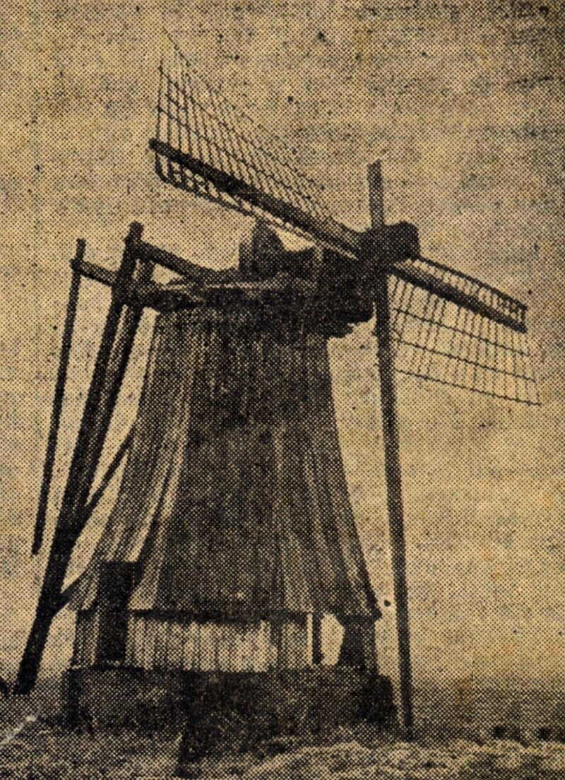 De molen van de polder van Van Dijk