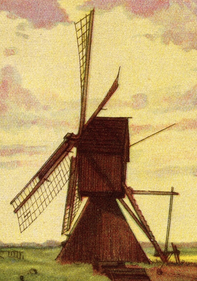 De molen van de polder Euvelgunne